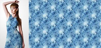29010 Materiał ze wzorem motyw barwionego materiału w stylu tie-dye w odcieniach niebieskiego